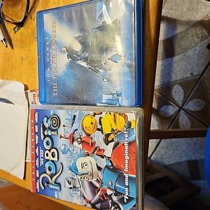 2 kids dvd movies: the polar express and robots